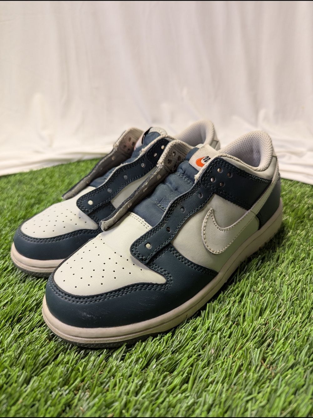Nike dunk low GS 2Y split Deep Jungle colorway